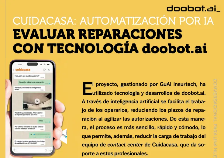 Cuidacasa: Automatización por IA para evaluar reparaciones con tecnología doobot.ai